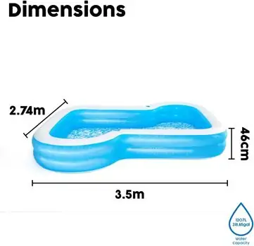 Bestway 54321 Sunsational Family Pool - გასაბერი აუზი, 5 image