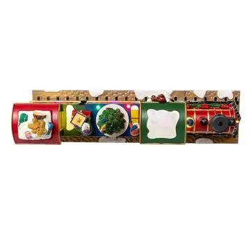 Christmas Train With Lights -  საახალწლო აქსესუარი მატარებელი განათებით, 5 image