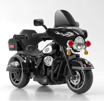 Three Wheel Motorcycle Black - ელექტრო მოტოციკლი