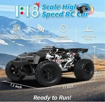 Land Storm RC Speed Drift Car - სათამაშო მანქანა დისტანციური მართვით, 8 image