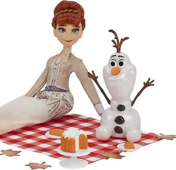 Hasbro Disney's Frozen 2 Anna and Olaf's Autumn Picnic Doll სათამაშო თოჯინა ანა და ოლაფი, 3 image