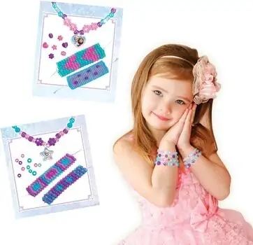 Dede 03700 Frozen Jewelry Weaving Set -  აქსესუარების გასაკეთებელი ნაკრები, 2 image