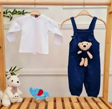 Cute Bear Overalls - საბავშვო კომბინიზონი