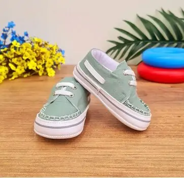 Baby Pattini Vintage Green საბავშვო ფეხსაცმელი