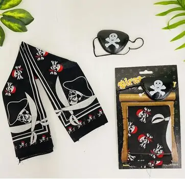 Koopman Pirate Bandana With Eyepatch - სათამაშო მეკობრის თავსახვევი და სათვალე, 3 image