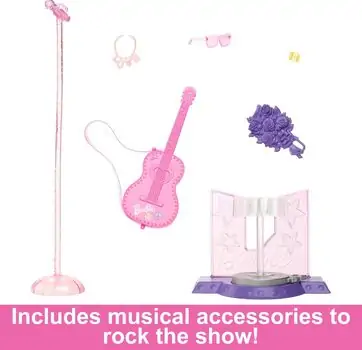 Barbie 65th Anniversary Doll Pop Star Set - ბარბის სათამაშო თოჯინა, 4 image