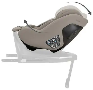 Kikkaboo i-Class Plus i-Size Champagne - მანქანის სავარძელი (ქარსითი), 6 image