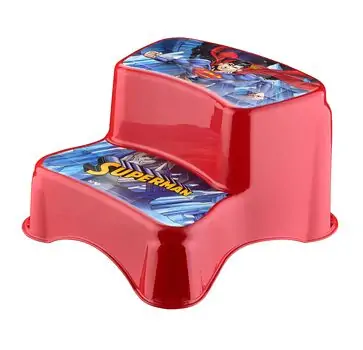 Tuffex Superman Double Step Stool საბავშვო ორსაფეხურიანი სკამი