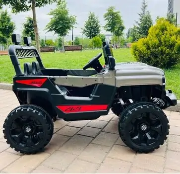 Super Jeep 4x4 Grey- ელექტრო მანქანა, 4 image