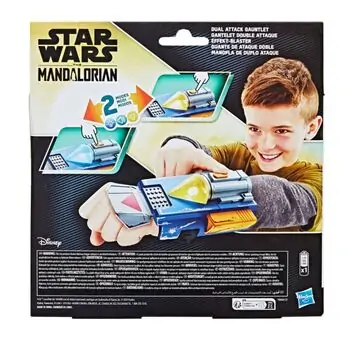 Star Wars The Mandalorian Dual Attack Gauntlet - სათამაშო თოფი, 3 image