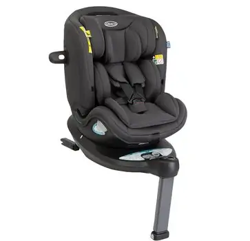 Graco Turn2me Grow I-SIZE R129 Iron - მანქანის სავარძელი (ქარსითი)