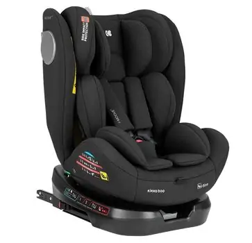KikkaBoo i-Moove 2 i-SIZE Black - მანქანის სავარძელი (ქარსითი)