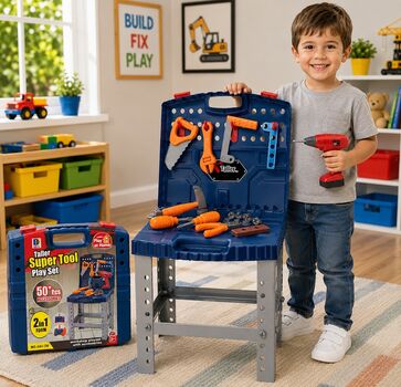Super Tool Set - სათამაშო ხელსაწყოების კომპლექტი