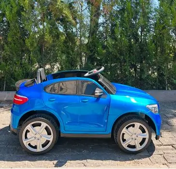Mercedes Benz Painted Blue - ელექტრო მანქანა კაუჩუკის საბურავებით, 5 image
