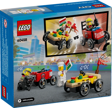 LEGO City 60458 Pizza vs. Fire Truck Race Car Pack, 2 image