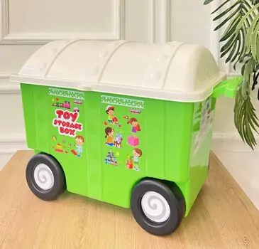 Pilsan-ის სათამაშოების შესანახი ყუთი 06 044 TOY CHEST GREEN, 2 image