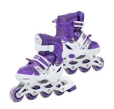 Super Power Inline Roller Skates With Light M/35-38/ - როლიკები