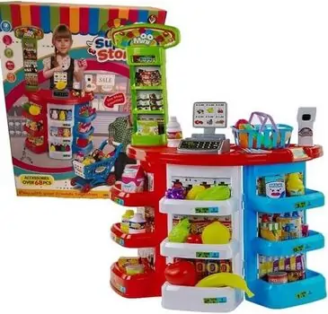 Mini Super Store საბავშვო ფუნქციური დახლი-მაღაზია, 9 image