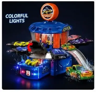 Police Car Wash Kit Set - სათამაშო პოლიციის სამრეცხაო კომპლექტი, 3 image