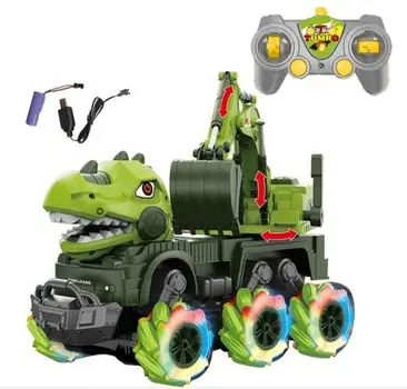 Monster Truck Dinosaur Car Remote Control YJ-078-2 საბავშვო სათამაშო მანქანა დისტანციური მართვით, 2 image