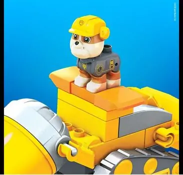 Mega Construx Paw Patrol Rubble's Construction Truck MTL-GYW91 Paw Patrol -ის სამშენებლო კონსტრუქტორი მანქანა, 3 image