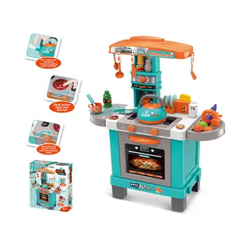 My Kitchen Set Blue - სათამაშო სამზარეულო