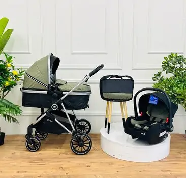Moni 3 In 1 Set Kali Olive Green საბავშვო ტრანსფორმერი ეტლის კომპლექტი, 2 image