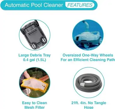 Intex 28006 ZX100 Auto Pool Cleaner - აუზის რობოტი მტვერსასრუტი, 3 image