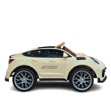 Porsche Car Yellow - ელექტრო მანქანა, 4 image