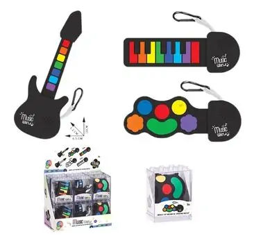 Mini Roll Up Musical Instrument - სათამაშო კეცვადი მუსიკალური ინსტრუმენტი