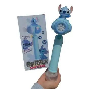 Stitch Bubble Fan Stick - საპნის ბუშტების აპარატი