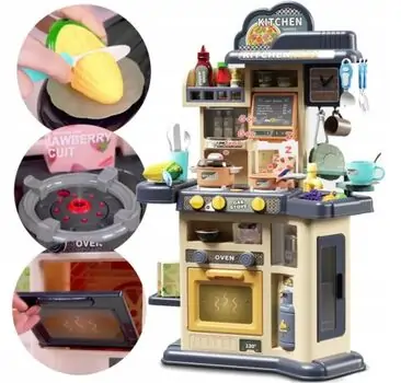 Kitchen Set With Sound Water Circulation - ფუნქციური სათამაშო სამზარეულო აქსესუარებით