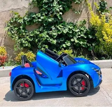Ferrari Electric Car Painting Blue - ელექტრო მანქანა, 5 image