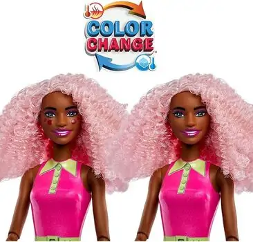 Barbie Pop Reveal Doll with Pink Hair- თოჯინა ვარდისფერი თმით, 2 image