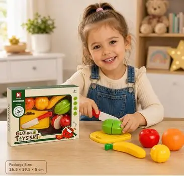 Fruit Cutting Set - სათამაშო ხილის დასაჭრელი კომპლექტი