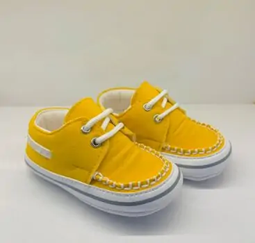 Papulin Baby Shoes 0-12 Months 3145 ჩვილის ფეხსაცმელი YELLOW