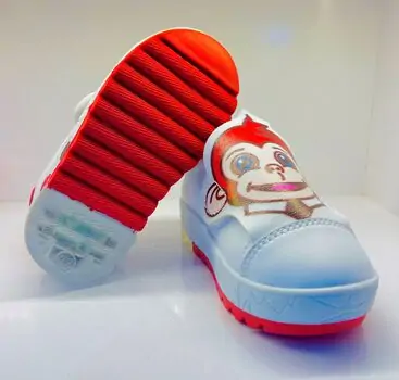 SCHONY KIDS საბავშვო ფეხსაცმელი 2001 Monkey with Light Red, 3 image