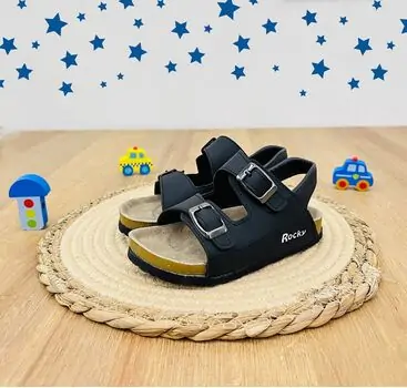 Baby Summer Shoes Rocky Black - საბავშვო საზაფხულო ფეხსაცმელი