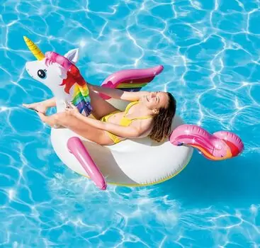 Intex -ის გასაბერი უნიქორნის ლეიბი intex - 57561