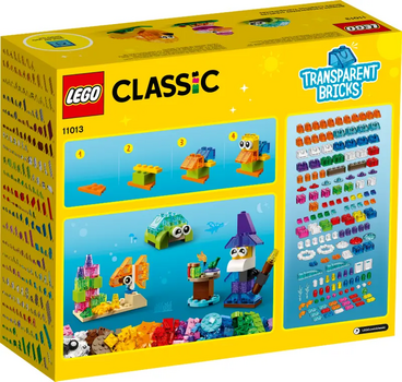 LEGO Classic 11013 Creative Transparent Bricks, 14 image