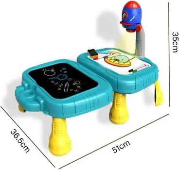 Projection Storage Box & Painting Board Table - სახატავი დაფა-მაგიდა პროექტორით, 4 image