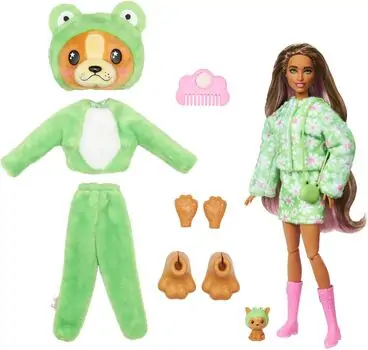 Barbie Cutie Reveal Dolls Cute Costume Series თოჯინა ფერის ტრანსფორმაციით, 5 image