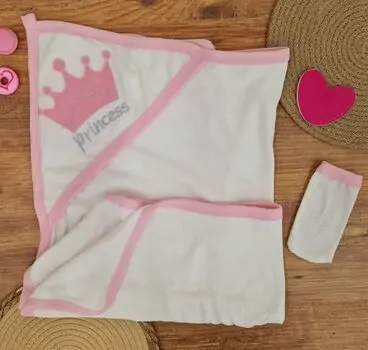 Hooded Towel Princess საბავშვო პირსახოცი