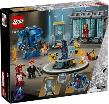 Lego Super Heroes 76315 Iron Man's Laboratory: Hall of Armor, 11 image
