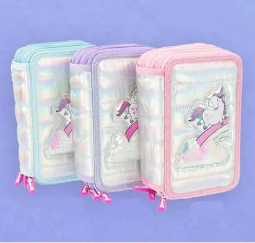 Girabrilla Puffer pencil case 3 stages - საბავშვო ფანქრების ქეისი
