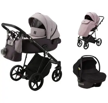 Adamex Porto II 4 in 1 Stroller PS13 Lux - საბავშვო ეტლის კომპლექტი, 2 image