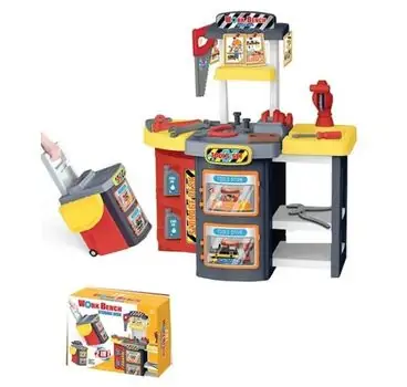 Workshop With Tools In A Suitcase - სათამაშო ხელსაწყოების კომპლექტი ჩემოდანში, 2 image