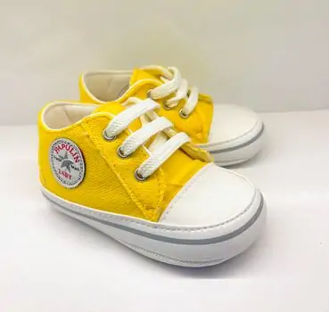 Papulin Baby Shoes 0-12 Months 4278 ჩვილის ფეხსაცმელი YELLOW