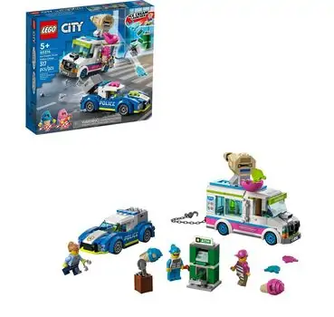 Lego City 60314 Ice Cream Truck Police Chase