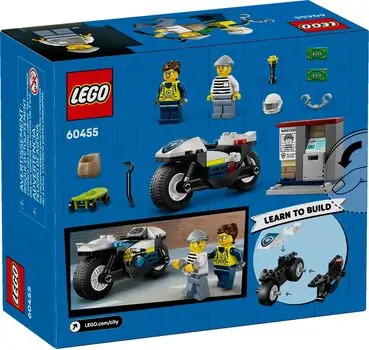 Lego City 60455 Police Motorcycle Chase, 9 image
